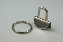 Bild von Rohlinge / Klemmschließe für Schlüsselanhänger, für 20mm breites Gurtband - 10 Stück