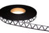 Bild von 50m Reflektorband - 20mm breit - schwarz mit reflektierenden Dreiecken - zum Aufnähen