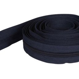 Zeige Details für 5m Reißverschluss, 5mm Schiene, Farbe: Dunkelblau Bild von 5m Reißverschluss, 5mm Schiene, Farbe: Dunkelblau