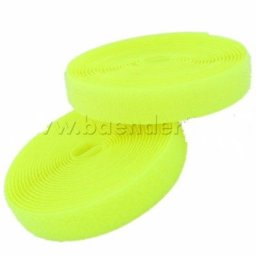 Zeige Details für 25m Klettband (Flausch & Haken), 20mm breit, Farbe: neongelb - zum Aufnähen Bild von 25m Klettband (Flausch & Haken), 20mm breit, Farbe: neongelb - zum Aufnähen