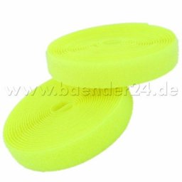 Zeige Details für 4m Klettband (Flausch & Haken) 20mm breit, Farbe: neongelb Bild von 4m Klettband (Flausch & Haken) 20mm breit, Farbe: neongelb