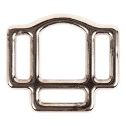 Zeige Details für Halfterring aus Temperguss mit 3 Schlaufen für 25mm breites Gurtband - 1 Stück Bild von Halfterring aus Temperguss mit 3 Schlaufen für 25mm breites Gurtband - 1 Stück