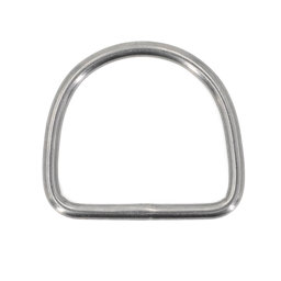 Zeige Details für D-Ring aus V4A Edelstahl, 15 x 13 mm Innenmaß, 3mm Stärke - 10 Stück Bild von D-Ring aus V4A Edelstahl, 15 x 13 mm Innenmaß, 3mm Stärke - 10 Stück
