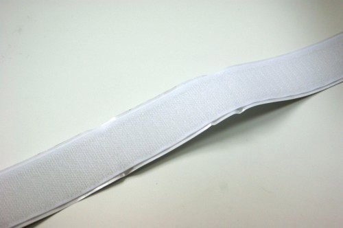 Bild von 25m selbstklebendes Hakenband, 20mm breit, Farbe: weiß