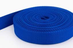 Zeige Details für 50m PP Gurtband - 25mm breit - 1,2mm stark - königsblau (UV) Bild von 50m PP Gurtband - 25mm breit - 1,2mm stark - königsblau (UV)
