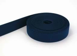 Bild von 50m  Rolle Gummiband - Farbe: dunkelblau - 25mm breit