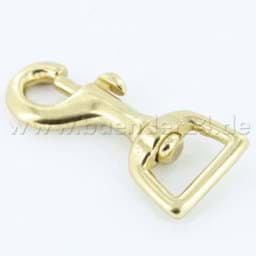Zeige Details für Bolzenkarabiner 56x15mm aus Messing, für 15mm breites Gurtband - 1 Stück Bild von Bolzenkarabiner 56x15mm aus Messing, für 15mm breites Gurtband - 1 Stück
