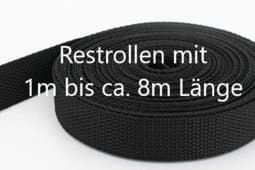 Zeige Details für Restpostenbox 15mm breites PP-Gurtband 1,2mm stark, 25m - schwarz (UV) Bild von Restpostenbox 15mm breites PP-Gurtband 1,2mm stark, 25m - schwarz (UV)