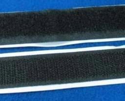 Bild von 4m Selbstklebendes Alfagrip  Klettband ATA (4m Flausch & 4m Haken) - 50mm breit - schwarz