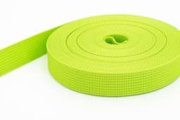 Zeige Details für 10m PP Gurtband - 25mm breit - 1,8mm stark - limone (UV) Bild von 10m PP Gurtband - 25mm breit - 1,8mm stark - limone (UV)