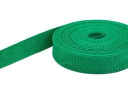 Zeige Details für 10m PP Gurtband - 25mm breit - 1,4mm stark - grün (UV) Bild von 10m PP Gurtband - 25mm breit - 1,4mm stark - grün (UV)