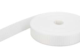 Zeige Details für 10m PP Gurtband - 50mm breit - 1,4mm stark - weiß (UV) Bild von 10m PP Gurtband - 50mm breit - 1,4mm stark - weiß (UV)