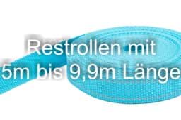 Zeige Details für Restpostenbox 30mm breites PP-Gurtband 1,4mm stark, 25m - türkis mit Reflektorstreifen (UV) Bild von Restpostenbox 30mm breites PP-Gurtband 1,4mm stark, 25m - türkis mit Reflektorstreifen (UV)