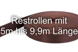 Zeige Details für Restpostenbox 25mm breites PP-Gurtband 2mm stark, 25m - braun (UV) Bild von Restpostenbox 25mm breites PP-Gurtband 2mm stark, 25m - braun (UV)