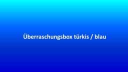 Zeige Details für Überraschungsbox türkis / blau Bild von Überraschungsbox türkis / blau