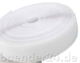 Zeige Details für 25m Hakenband, 30mm breit, Farbe: weiß - zum Aufnähen Bild von 25m Hakenband, 30mm breit, Farbe: weiß - zum Aufnähen