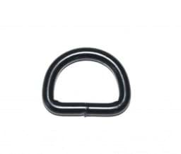 Zeige Details für 25mm D-Ring geschweißt aus Stahl, schwarz - 1 Stück Bild von 25mm D-Ring geschweißt aus Stahl, schwarz - 1 Stück