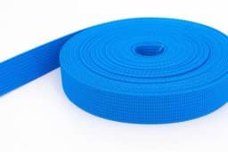 Zeige Details für 50m PP Gurtband - 25mm breit - 1,8mm stark - blau (UV) Bild von 50m PP Gurtband - 25mm breit - 1,8mm stark - blau (UV)