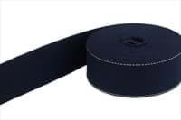 Zeige Details für 4m Gürtelband / Taschenband - aus recyceltem Garn - 39mm breit - dunkelblau 540 Bild von 4m Gürtelband / Taschenband - aus recyceltem Garn - 39mm breit - dunkelblau 540