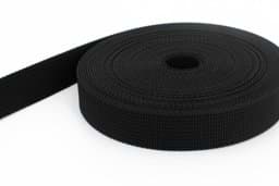 Zeige Details für 50m PP Gurtband - 40mm breit - 1,8mm stark - schwarz (UV) Bild von 50m PP Gurtband - 40mm breit - 1,8mm stark - schwarz (UV)