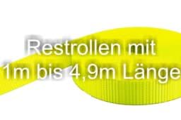 Zeige Details für Restpostenbox 25mm breites Gurtband aus Polyester (PES) 1,4mm stark, 25m - neongelb (UV) Bild von Restpostenbox 25mm breites Gurtband aus Polyester (PES) 1,4mm stark, 25m - neongelb (UV)