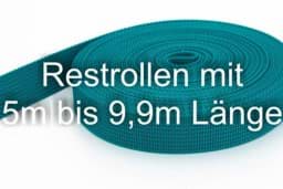 Zeige Details für Restpostenbox 25mm breites PP-Gurtband 1,8mm stark, 25m - petrol (UV) Bild von Restpostenbox 25mm breites PP-Gurtband 1,8mm stark, 25m - petrol (UV)