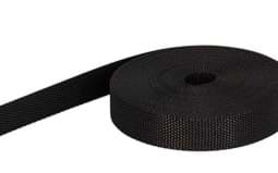 Zeige Details für 8,8m Gurtband aus Polyamid, 1,3mm dick, 20mm breit, schwarz Bild von 8,8m Gurtband aus Polyamid, 1,3mm dick, 20mm breit, schwarz