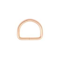 Zeige Details für 25mm D-Ring geschweißt aus Stahl - Rosegold - 10 Stück Bild von 25mm D-Ring geschweißt aus Stahl - Rosegold - 10 Stück