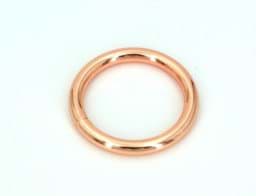 Zeige Details für 20mm Rundring geschweißt aus Stahl - Rosegold - 1 Stück Bild von 20mm Rundring geschweißt aus Stahl - Rosegold - 1 Stück