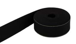 Zeige Details für 1m Gürtelband / Taschenband - aus recyceltem Garn - 39mm breit - schwarz Bild von 1m Gürtelband / Taschenband - aus recyceltem Garn - 39mm breit - schwarz