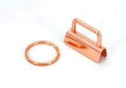 Zeige Details für 30mm Rohlinge / Klemmschließe für Schlüsselanhänger - Rosegold - 50 Stück Bild von 30mm Rohlinge / Klemmschließe für Schlüsselanhänger - Rosegold - 50 Stück