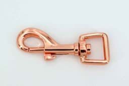 Zeige Details für Bolzenkarabiner - 15mm Durchlass - 6,3cm lang - Rosegold - 10 Stück Bild von Bolzenkarabiner - 15mm Durchlass - 6,3cm lang - Rosegold - 10 Stück