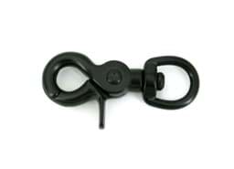 Zeige Details für Scherenkarabiner 6,5cm lang - 14mm Rundwirbel - Schwarz - 10 Stück Bild von Scherenkarabiner 6,5cm lang - 14mm Rundwirbel - Schwarz - 10 Stück