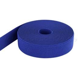 Zeige Details für 50m  Rolle Gummiband - Farbe: königsblau - 25mm breit Bild von 50m  Rolle Gummiband - Farbe: königsblau - 25mm breit