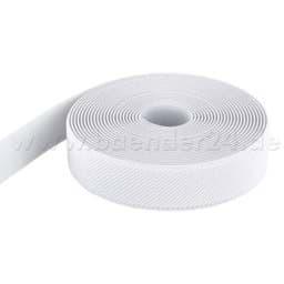 Zeige Details für 50m  Rolle Gummiband - Farbe: weiß - 25mm breit Bild von 50m  Rolle Gummiband - Farbe: weiß - 25mm breit