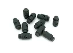 Zeige Details für Kordelstopper Zylinderform - für Schnüre bis 5mm Dicke - dunkelgrau - 10 Stück Bild von Kordelstopper Zylinderform - für Schnüre bis 5mm Dicke - dunkelgrau - 10 Stück