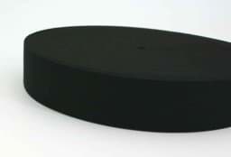 Zeige Details für Gummiband - 40mm breit - 1,4mm dick - Farbe: schwarz - 25m Rolle Bild von Gummiband - 40mm breit - 1,4mm dick - Farbe: schwarz - 25m Rolle