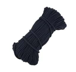 Zeige Details für 50m Baumwollschnur / BW-Kordel - 6mm dick mit Kern - Farbe: Dunkelblau Bild von 50m Baumwollschnur / BW-Kordel - 6mm dick mit Kern - Farbe: Dunkelblau