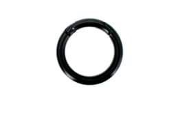 Zeige Details für 31mm Rundring (Innenmaß) aus Zinkdruckguss - mit Federverschluss - schwarz matt - 10 Stück Bild von 31mm Rundring (Innenmaß) aus Zinkdruckguss - mit Federverschluss - schwarz matt - 10 Stück