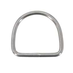 Zeige Details für D-Ring V4A Edelstahl, 15 x 13mm Innenmaß, 3mm Stärke, 50 Stück Bild von D-Ring V4A Edelstahl, 15 x 13mm Innenmaß, 3mm Stärke, 50 Stück