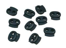 Zeige Details für Kordelstopper - 2-Loch - bis 4mm - dunkelblau - 20mm breit - 100 Stück Bild von Kordelstopper - 2-Loch - bis 4mm - dunkelblau - 20mm breit - 100 Stück