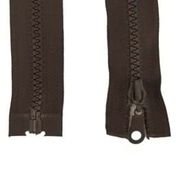 Zeige Details für Jacken Reißverschluss teilbar - 70cm lang - Dunkelbraun - 1 Stück Bild von Jacken Reißverschluss teilbar - 70cm lang - Dunkelbraun - 1 Stück