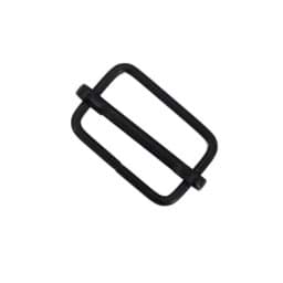 Zeige Details für Regulator / Schieber aus Stahl - 25x16x2,2mm - für 25mm Gurtband - schwarz - 50 Stück Bild von Regulator / Schieber aus Stahl - 25x16x2,2mm - für 25mm Gurtband - schwarz - 50 Stück