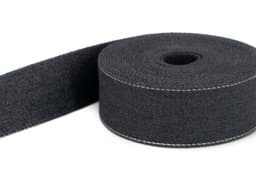Zeige Details für 5m Gürtelband / Taschenband - aus recyceltem Garn - 39mm breit - dunkelgrau Bild von 5m Gürtelband / Taschenband - aus recyceltem Garn - 39mm breit - dunkelgrau