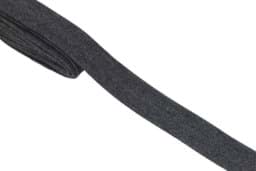 Zeige Details für 3m Schrägband - Baumwolle Jersey - 20mm breit - dunkelgrau Bild von 3m Schrägband - Baumwolle Jersey - 20mm breit - dunkelgrau