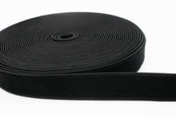 Zeige Details für Elastisches Flauschband - 21mm breit - Schwarz - 18m Rolle Bild von Elastisches Flauschband - 21mm breit - Schwarz - 18m Rolle