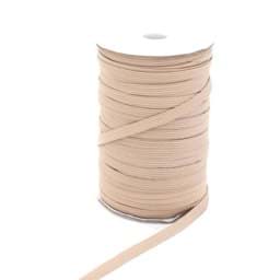Zeige Details für 7mm breites Gummiband aus Polyester - 100m Spule - beige Bild von 7mm breites Gummiband aus Polyester - 100m Spule - beige
