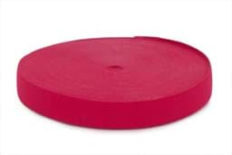 Zeige Details für 25mm breites Gummiband aus Polyester - 25m Rolle - Pink Bild von 25mm breites Gummiband aus Polyester - 25m Rolle - Pink