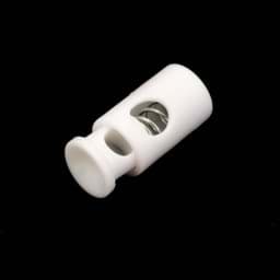 Zeige Details für Kordelstopper Zylinderform - für Schnüre bis 5mm Dicke - weiß - 10 Stück Bild von Kordelstopper Zylinderform - für Schnüre bis 5mm Dicke - weiß - 10 Stück