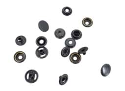 Zeige Details für Druckknöpfe "Sport + Camping" - 15mm - nähfrei - Farbe: Brüniert - 100 Stück Bild von Druckknöpfe "Sport + Camping" - 15mm - nähfrei - Farbe: Brüniert - 100 Stück